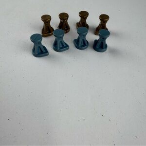 Vintage Lost Treasure Board Game 8 Buoy Pieces ONLY.